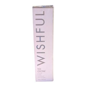 Wishful Yo Glow Enzyme Scrub Exfoliator Huda Beauty AHA BHA 3.38 fl oz FULL SIZE